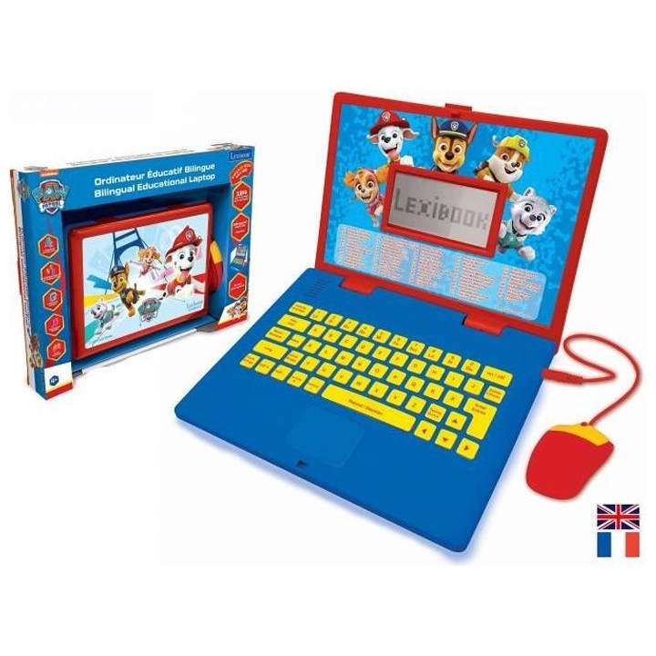 PAT' PATROUILLE - Ordinateur Educatif Bilingue (FR/EN) Enfant - LEXIBO