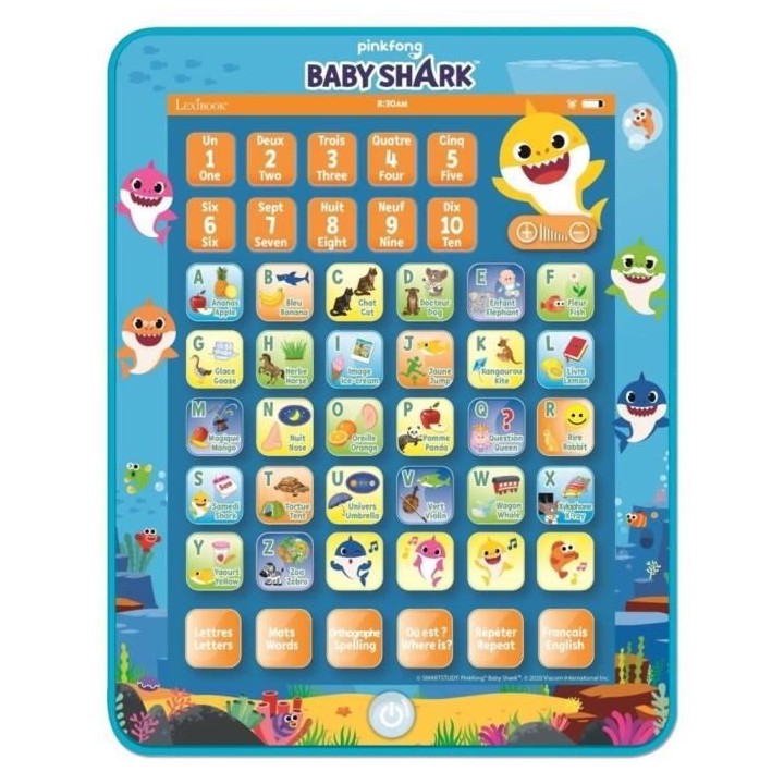 Tablette Éducative Bilingue Baby Shark (Français/Anglais)