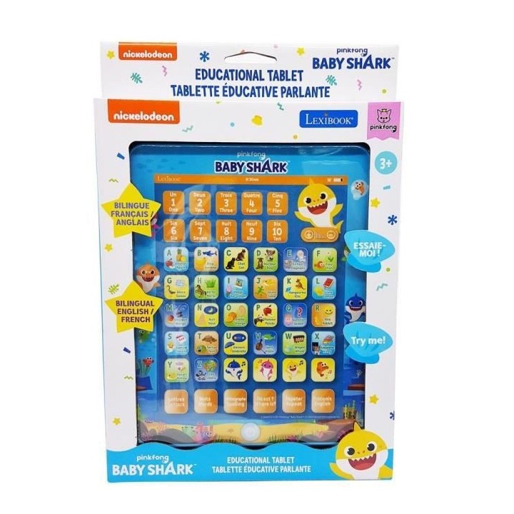 Tablette Éducative Bilingue Baby Shark (Français/Anglais)