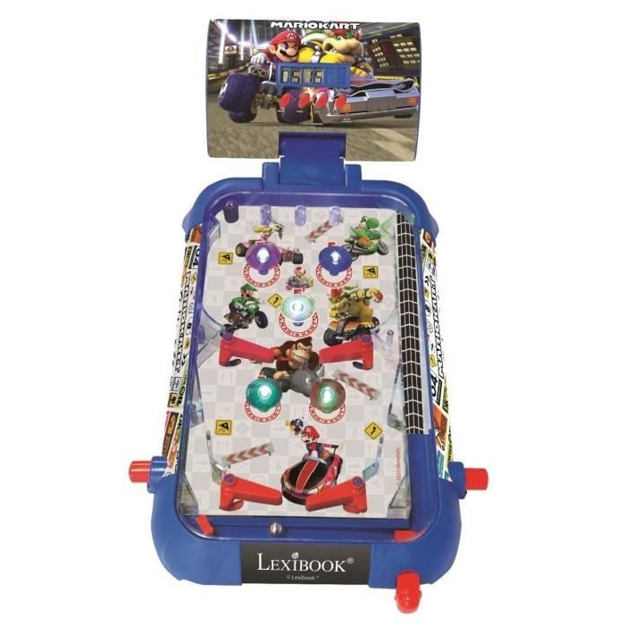 MARIO KART Flipper électronique avec effets lumineux et sonores - LEX