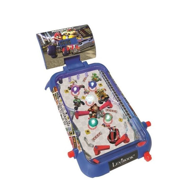 MARIO KART Flipper électronique avec effets lumineux et sonores - LEX