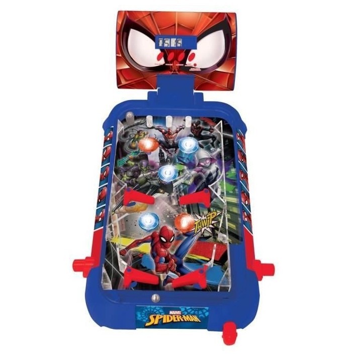 SPIDER-MAN - Flipper Électronique - Effets lumineux et sonores