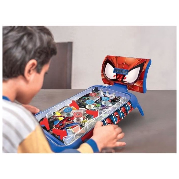 SPIDER-MAN - Flipper Électronique - Effets lumineux et sonores