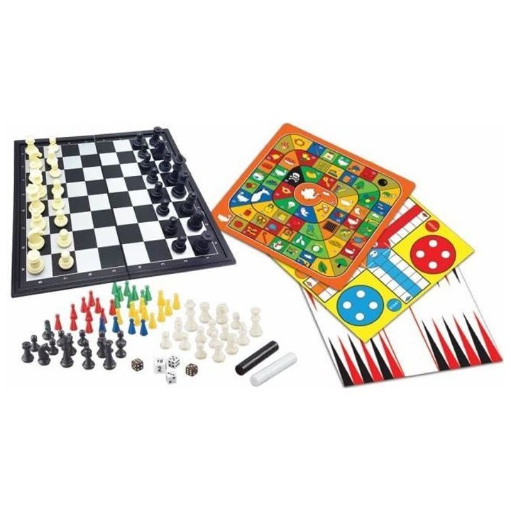 Jeu de société Magnétique – coffret 8 jeux en 1