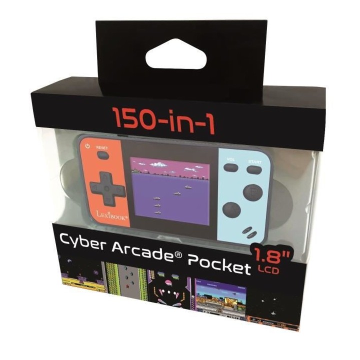 LEXIBOOK Console portable Mini Cyber Arcade - écran 1.8'' - 150 jeux