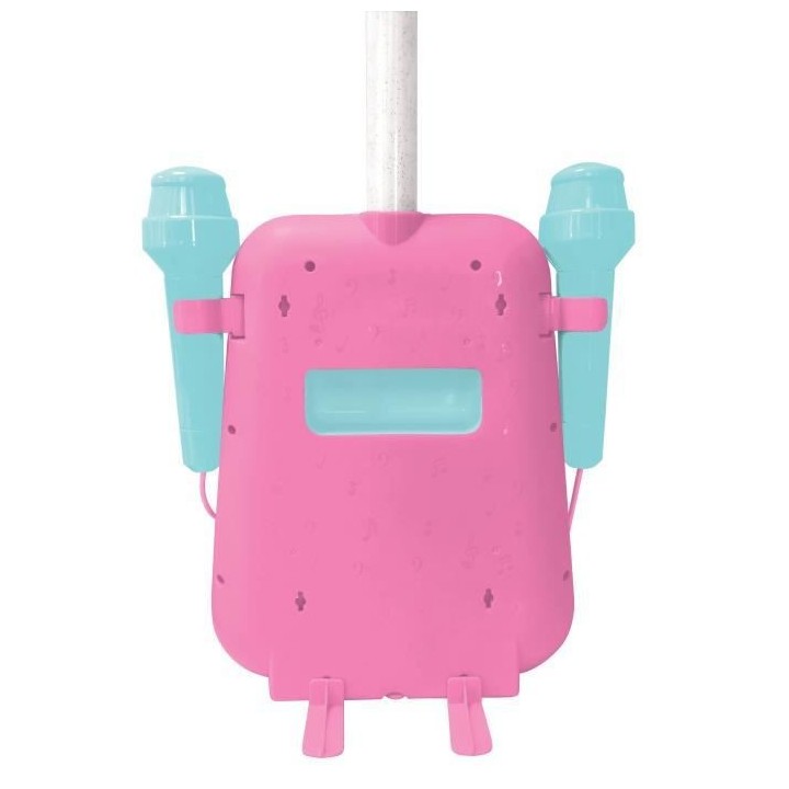 LEXIBOOK - Karaoké Licorne avec deux microphones et effets lumineux e
