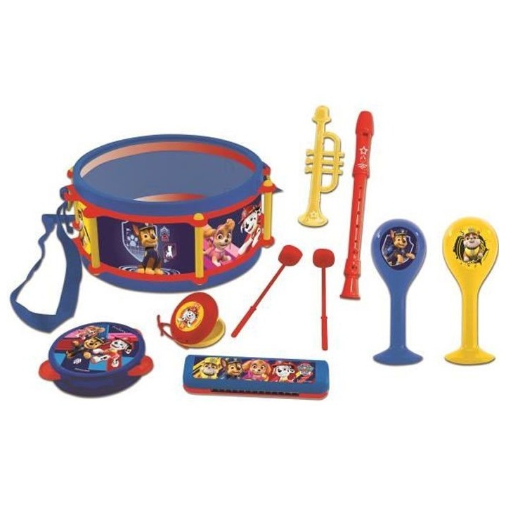 PAT' PATROUILLE Set musical de 7 instruments de musique enfant