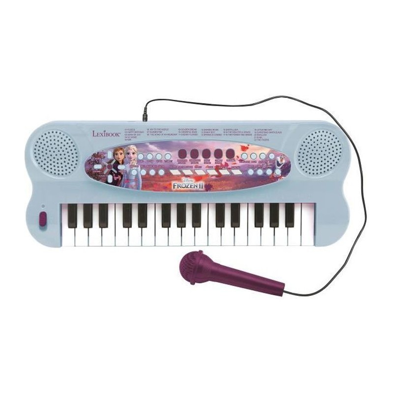 Clavier Électronique Musical avec Micro et câcle Aux-In (32 touches) Reine des Neiges