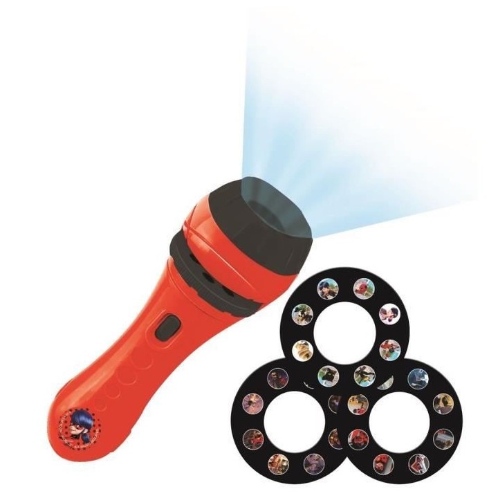 MIRACULOUS - Projecteur a histoires et lampe torche - LEXIBOOK