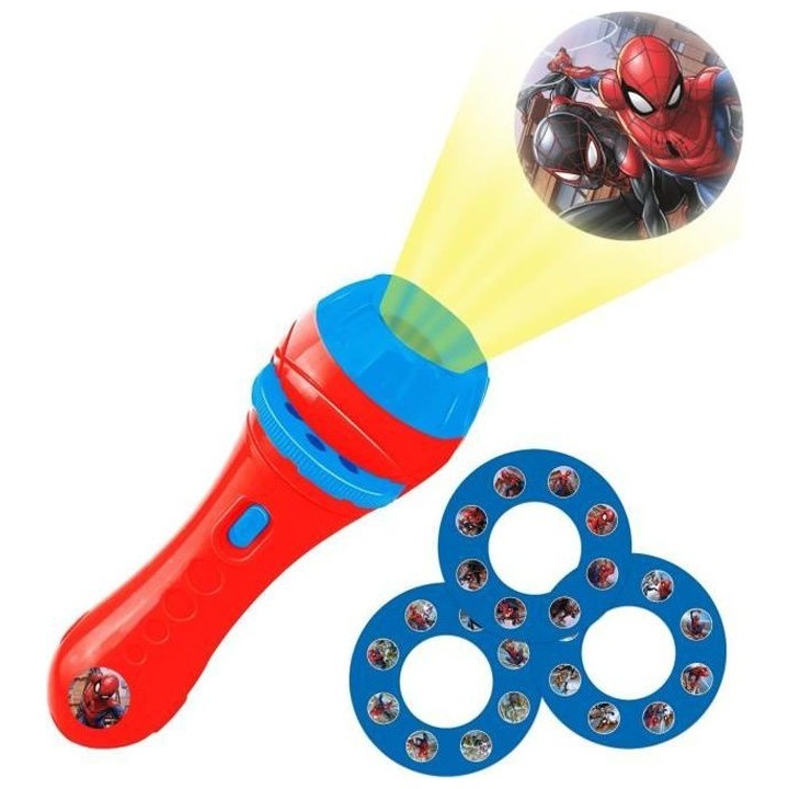 SPIDER-MAN - Projecteur a histoires et lampe torche - LEXIBOOK