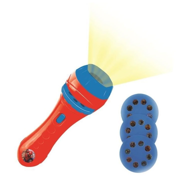 SPIDER-MAN - Projecteur a histoires et lampe torche - LEXIBOOK