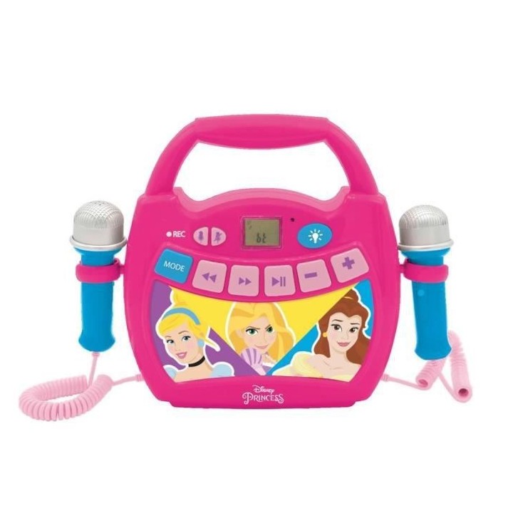 DISNEY PRINCESS - Enceinte Bluetooth - Effets Lumineux et Micros et ba