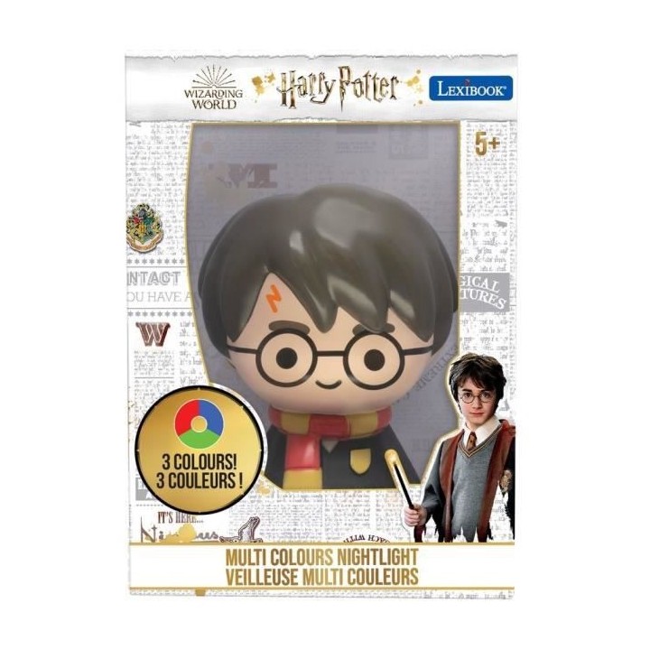 HARRY POTTER - Veilleuse 3D - Variation de couleurs - LEXIBOOK