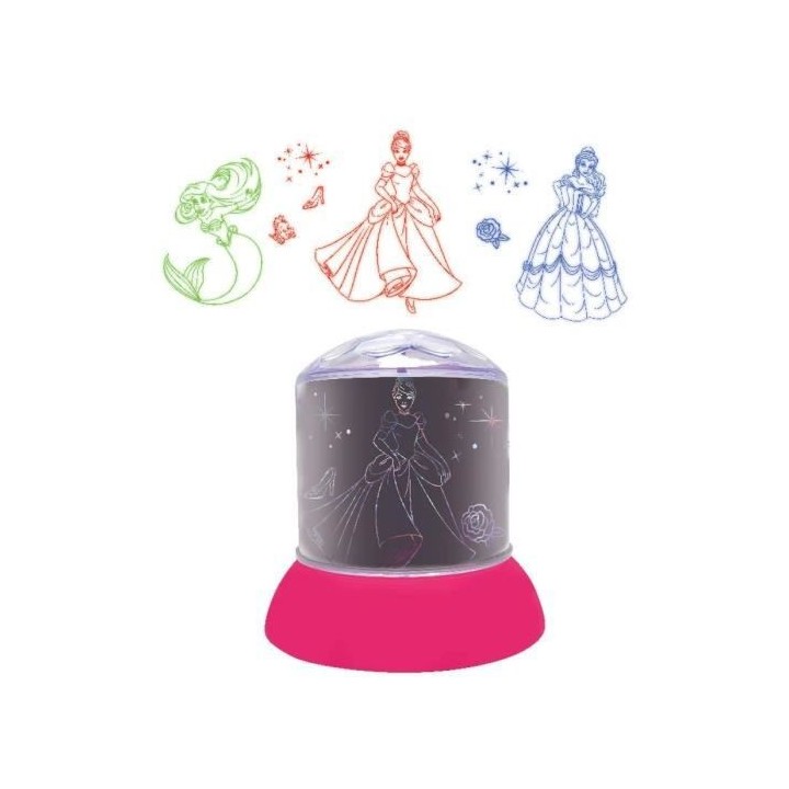 DISNEY PRINCESSES - Veilleuse LED avec Projections 3 couleurs - LEXIBO
