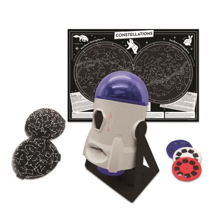 Projecteur Planetarium 360° - 24 projections, carte constellations et