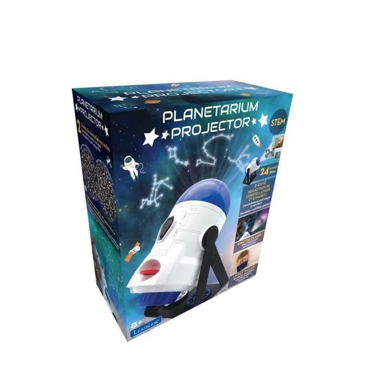 Projecteur Planetarium 360° - 24 projections, carte constellations et