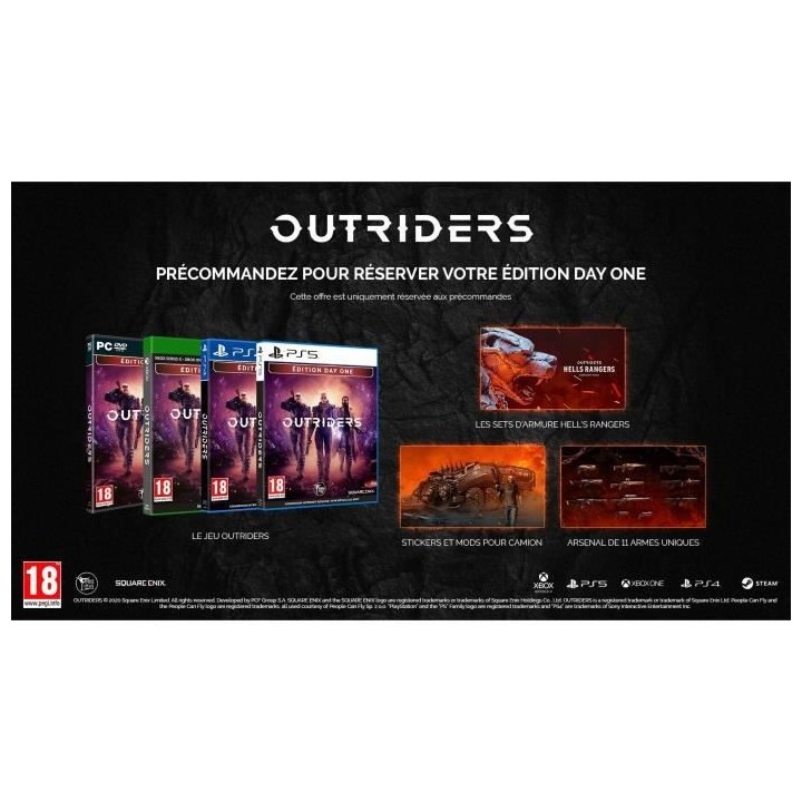 Outriders Édition Day One Jeu PC