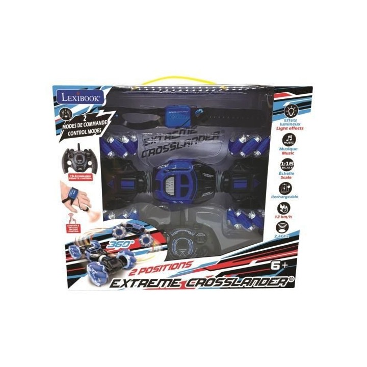 LEXIBOOK - EXTReME CROSSLANDER - Voiture télécommandée tout-terrain