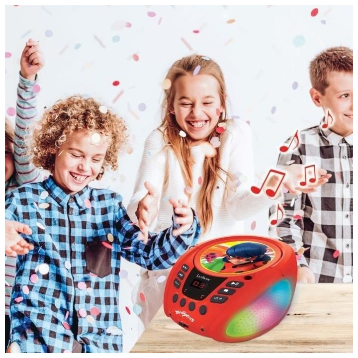 MIRACULOUS - Lecteur CD Bluetooth - Lumineux