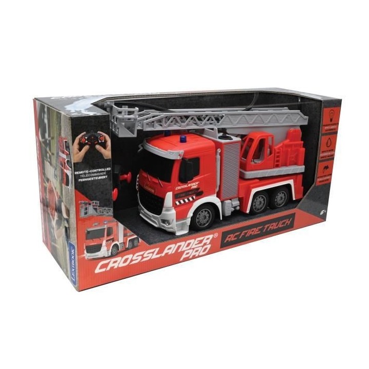 LEXIBOOK - CROSSLANDER PRO - Camion de pompiers télécommandé avec e