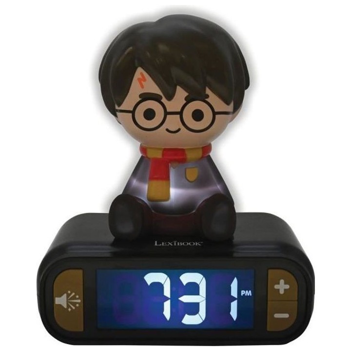 HARRY POTTER - Réveil digital avec veilleuse lumineuse en 3D et effet