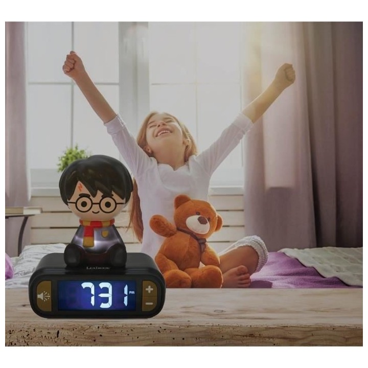 HARRY POTTER - Réveil digital avec veilleuse lumineuse en 3D et effet