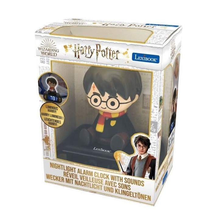 HARRY POTTER - Réveil digital avec veilleuse lumineuse en 3D et effet