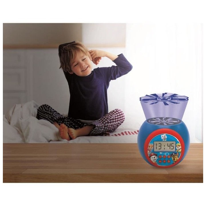 PAT' PATROUILLE Réveil projecteur fonction minuteur LEXIBOOK
