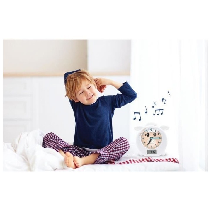 LEXIBOOK - Mon Réveil Éducatif LEON - Coach de Sommeil - Conteur d'H