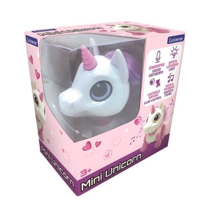 POWER UNICORN MINI - Licorne robot avec effets lumineux et sonores, co