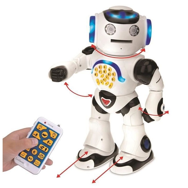 POWERMAN - Mon Premier Robot Ludo-Éducatif (Français), sons et lumie