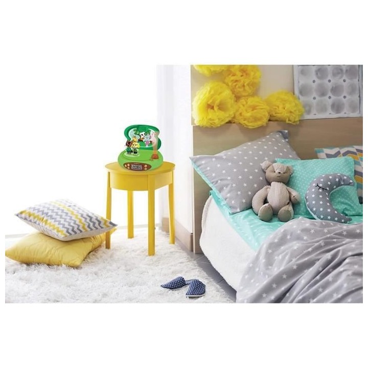 ANIMAL CROSSING - Réveil Projecteur en 3D avec Sons - LEXIBOOK