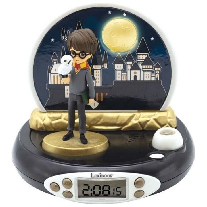 HARRY POTTER - Réveil Projecteur 3D - Sons magiques - LEXIBOOK