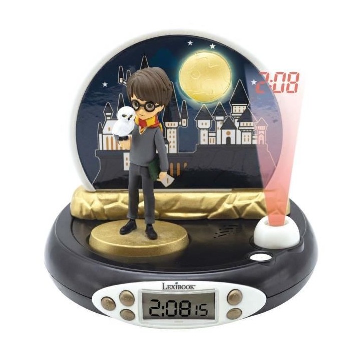HARRY POTTER - Réveil Projecteur 3D - Sons magiques - LEXIBOOK