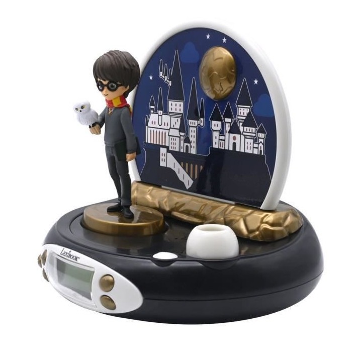 HARRY POTTER - Réveil Projecteur 3D - Sons magiques - LEXIBOOK