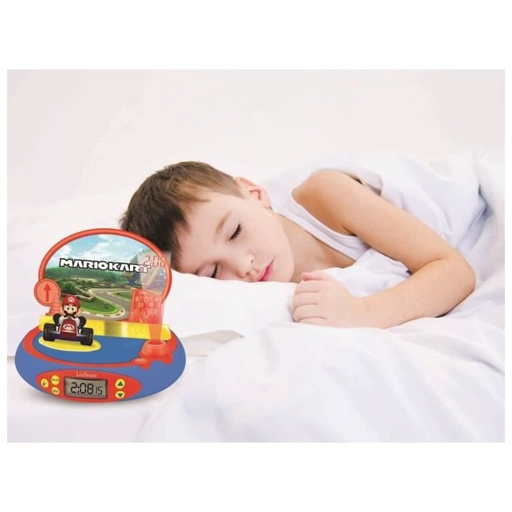MARIO KART - Réveil Projecteur avec Sons du jeu vidéo Nintendo - LEX