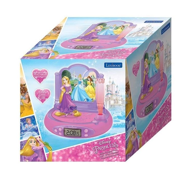 DISNEY PRINCESSES - RAIPONCE - Radio Réveil Enfant avec Projection de