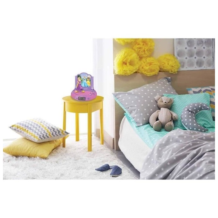 DISNEY PRINCESSES - RAIPONCE - Radio Réveil Enfant avec Projection de