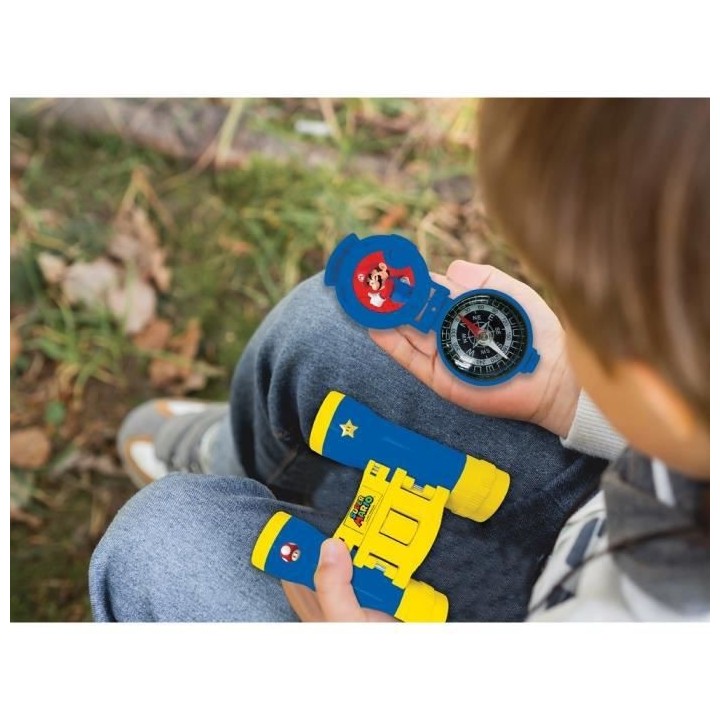 SUPER MARIO - Kit d'aventurier - Talkie-Walkies portée 120m, jumelles