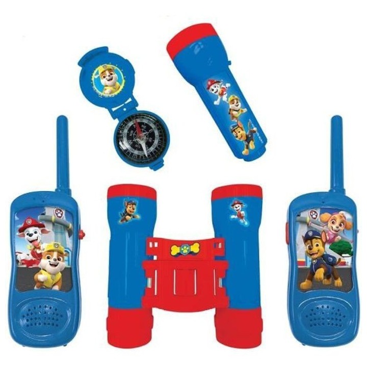 PAT' PATROUILLE - Kit d'aventurier - Talkie-Walkies portée 120m, jume