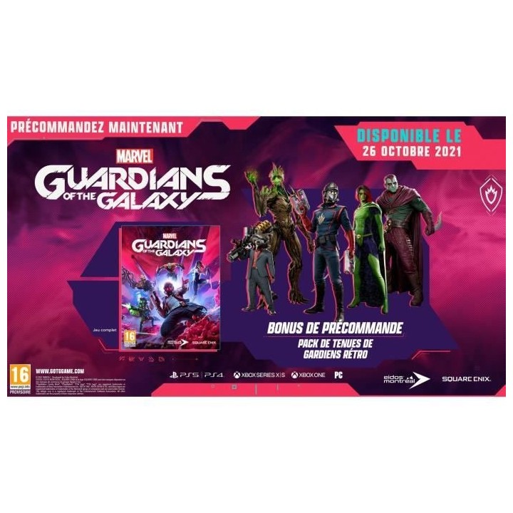 Marvel's Guardians of the Galaxy Jeu PS4