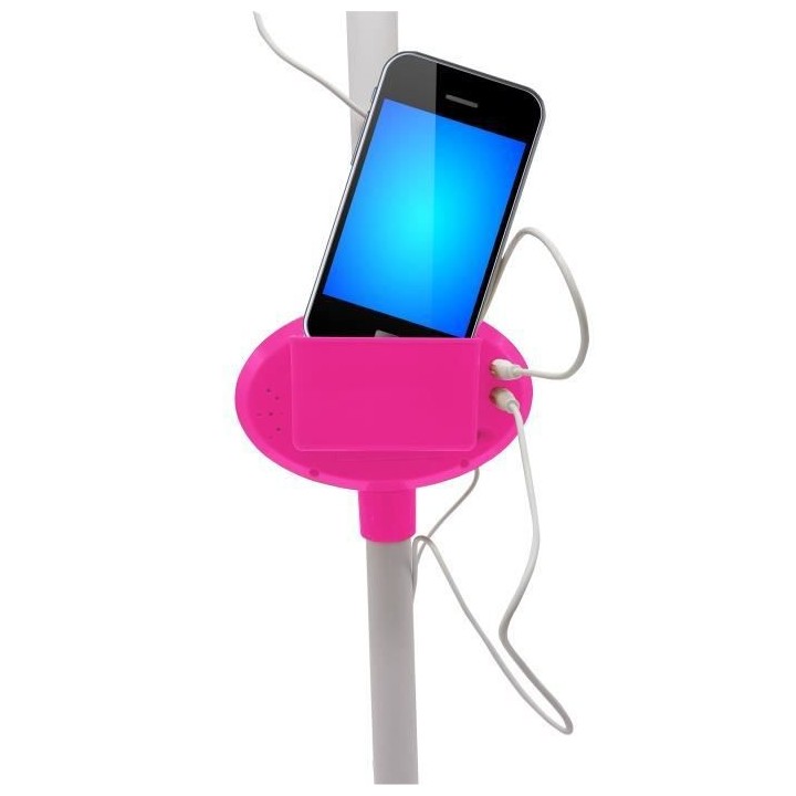 Microphone Licorne avec pied lumineux et haut-parleur - LEXIBOOK