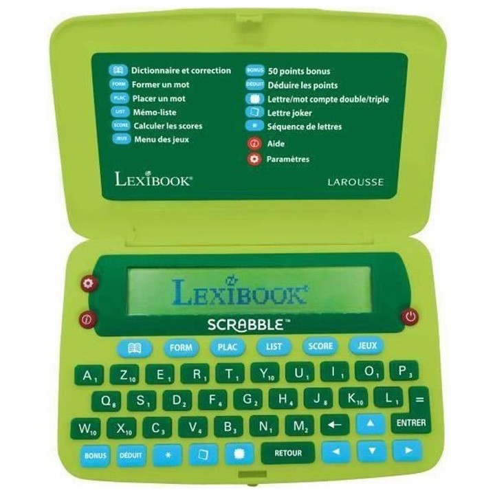 SCRABBLE Dictionnaire électronique officiel LEXIBOOK - nouvelle édit