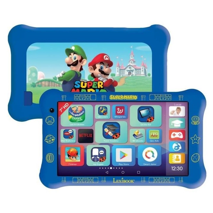 LEXIBOOK - Tablette Lexibook 7 - Pochette Super Mario (version FR)