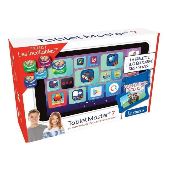 LEXIBOOK - Tablette Lexibook 7 - Pochette Super Mario (version FR)