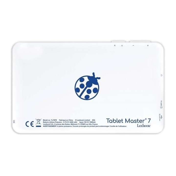 LEXIBOOK - Tablette Lexibook 7 - Pochette Super Mario (version FR)