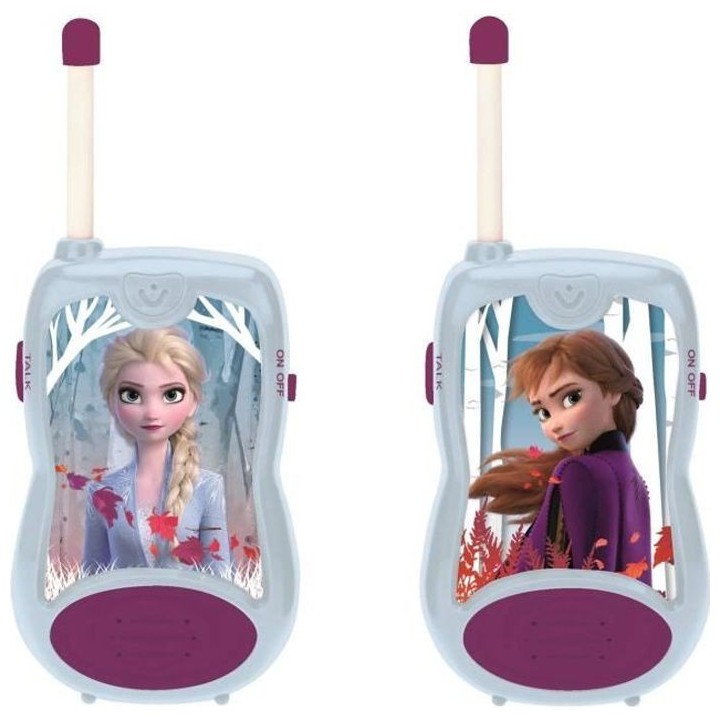 LA REINE DES NEIGES 2 - Talkies-Walkies portée jusqu'a 100m - LEXIBOO