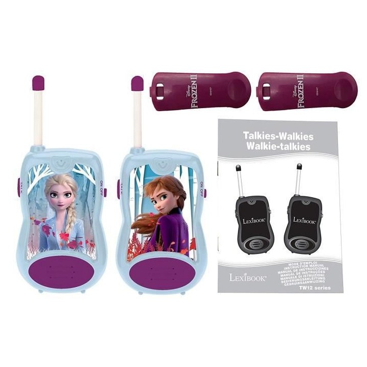 LA REINE DES NEIGES 2 - Talkies-Walkies portée jusqu'a 100m - LEXIBOO
