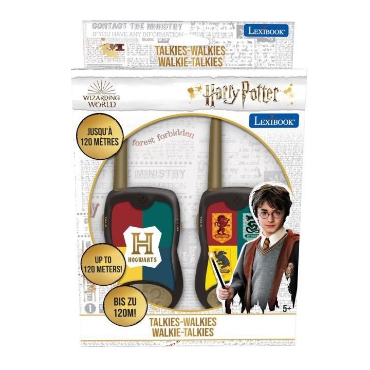 HARRY POTTER - Talkies-Walkies portée jusqu'a 120m - LEXIBOOK