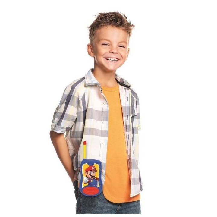 SUPER MARIO - Talkies-Walkies portée jusqu'a 120m - LEXIBOOK